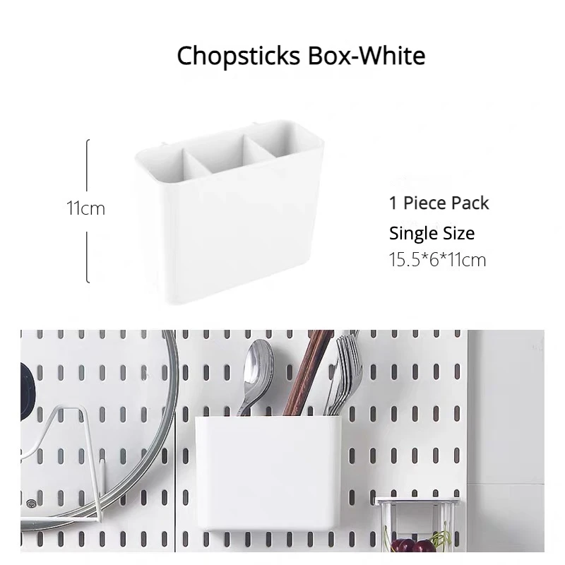 Multi-Functional Pegboard Wall Organizer with Shelves