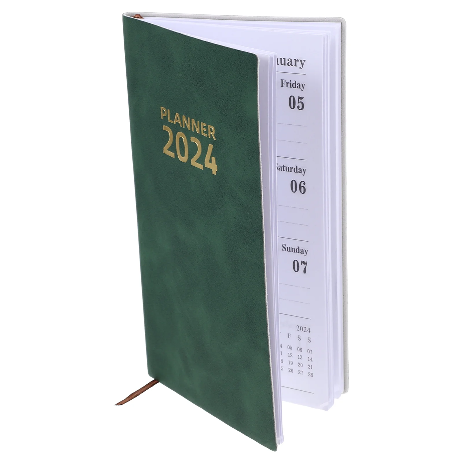 2024 Agenda Book Portable Notepad Schedule Planner Notebook Yearly Notebooks Daily