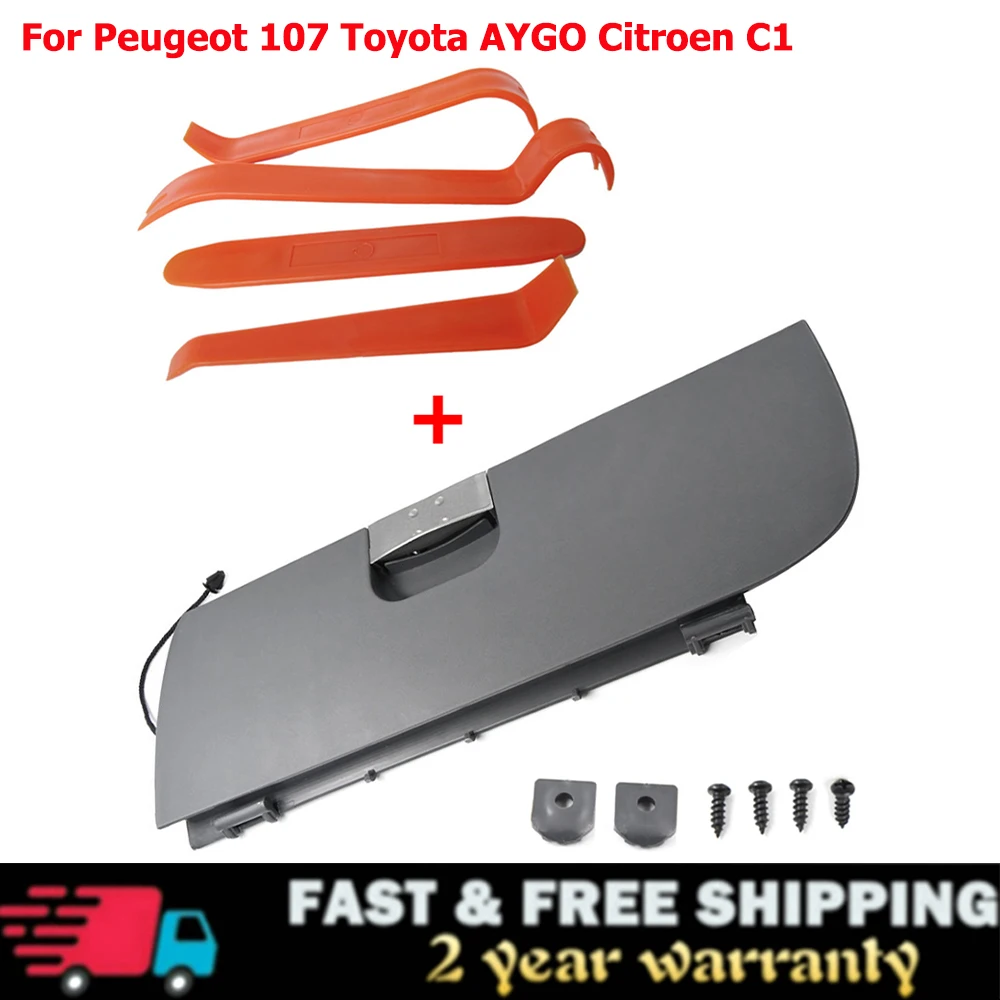 Glove Box Lid Replacemnet for Peugeot 107 Toyota AYGO Citroen C1 2005-2015  Drive Vehicles Glove box cover Left/Right - AliExpress