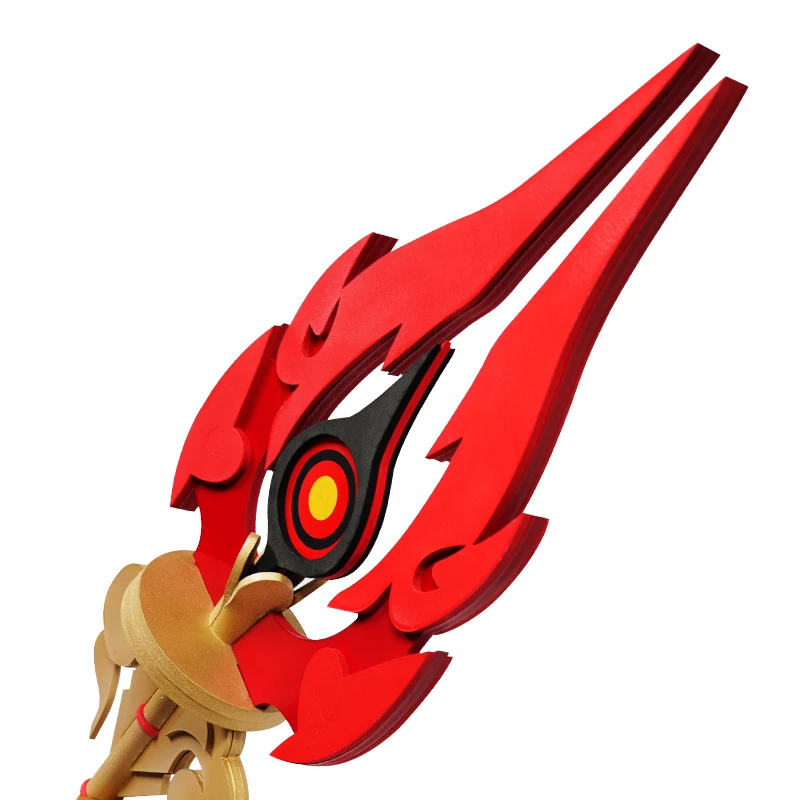 Genin Impact Hu Tao Cosplay Prop Ring Accory Stf Weapon Ring Jewelry Chest Bae Sve Decor Belt Decor