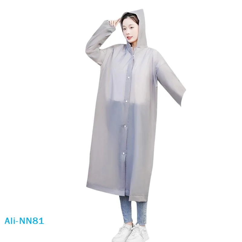 【N】EVA 일회용이 아닌 비옷, 팀 빌딩, 콘서트, 여행, 일상 출퇴근 및 야외 활동을 위한 휴대용 두꺼운 비옷