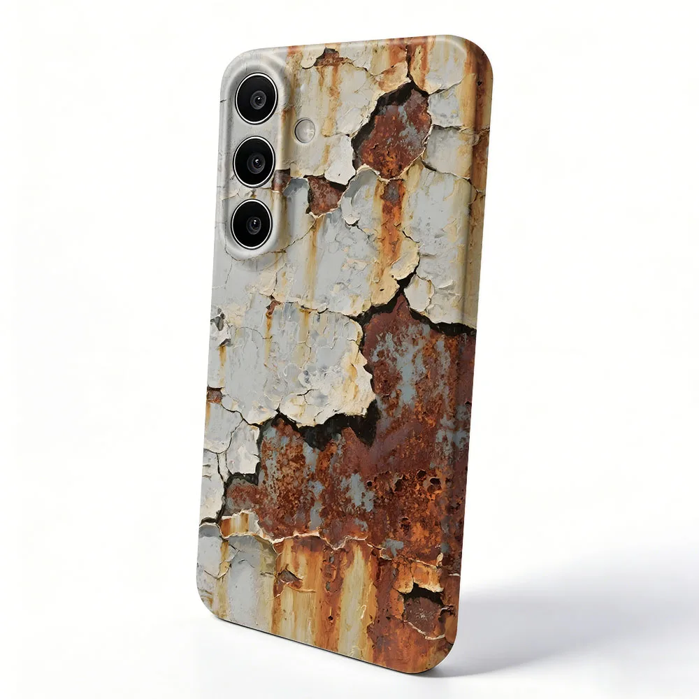 Rusty Metal Cracked Paint Hard PC Phone Case