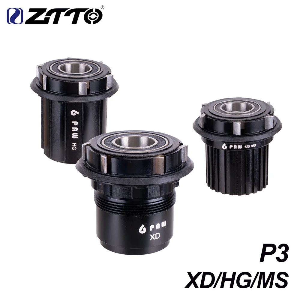 ZTTO MTB Bike Freehub P3 Driver Hub XD HG MS Hub Body 6 Pawls System P3
