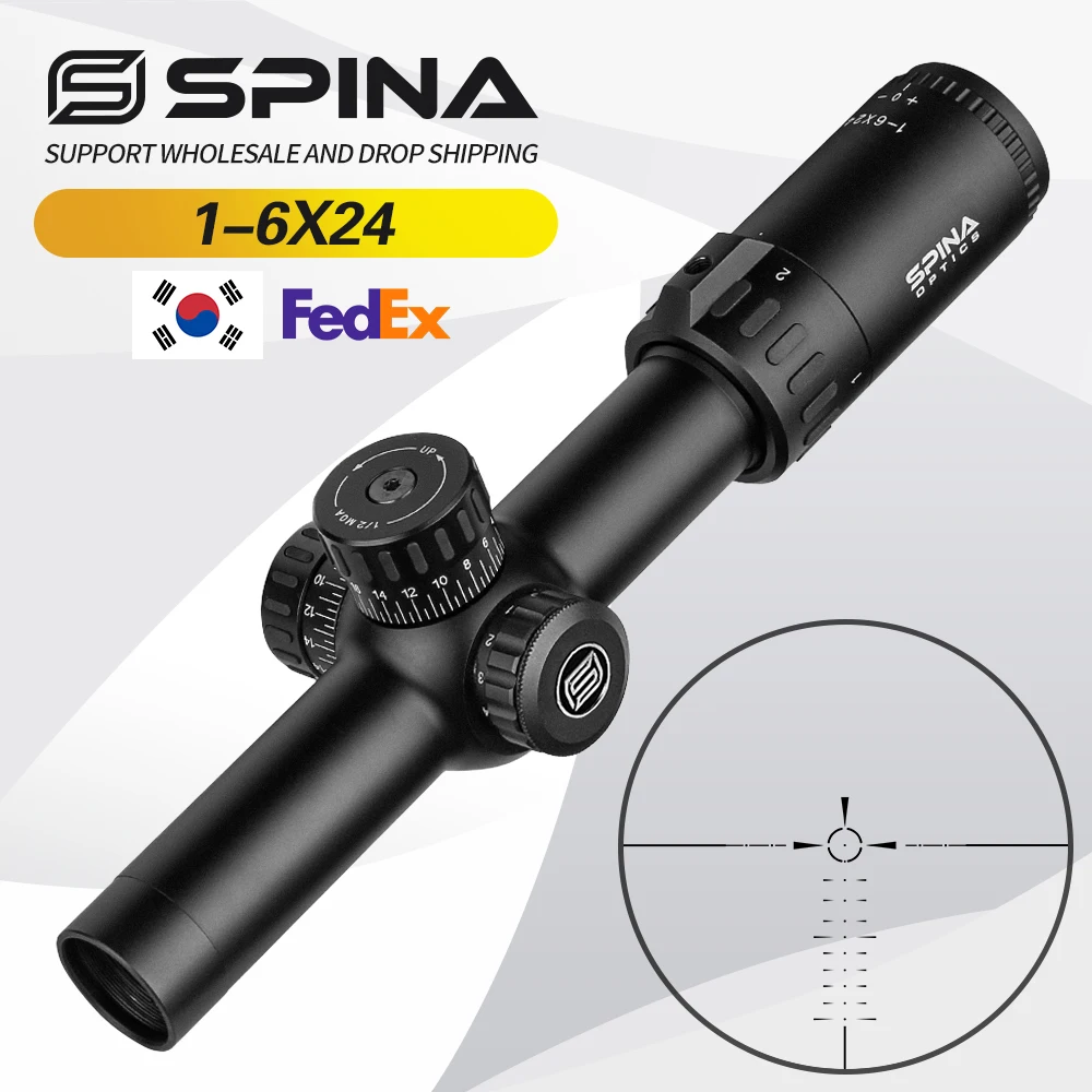 OEM Manufacturer Spina Optics Miras Telescopicas 2-6X24W Monotube Scope  Hunting Accessories - China Hunting Scope and Optics Scope price