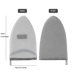 Durable Heat-Resistant Washable Ironing Board Pad with Anti-Scald Gloves (Grey A)