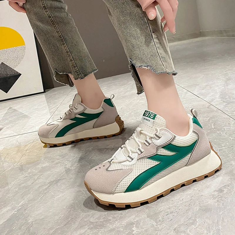 

Новая женская спортивная повседневная обувь, сетчатые дышащие кроссовки