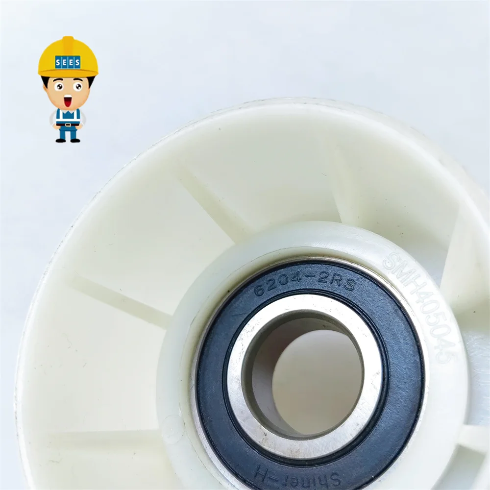 SEES 10pcs Escalator Handrail Support Roller 70*72*6204 OD70mm W72mm Lift Spare Parts