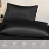 Luxury Waterproof Fitted Bed Sheet With Elastic Band Black Golden White Anti-slip Adjustable Mattress Cover Mattress Protector 5
