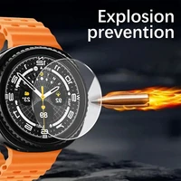 Verre trempé 9H pour Samsung Galaxy Watch 4 5 6 7 8 40/44mm Classic 42/46mm Watch7 Watch8 44 40mm, Film protecteur d'écran HD 2