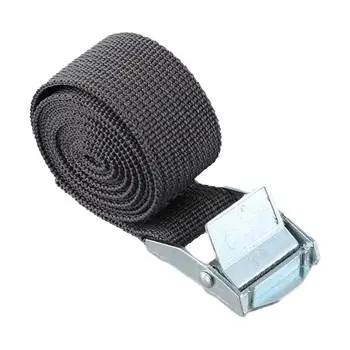 1M Lashing Strap With Cam Buckle Nylon Quick Release Tie-Down Belt Tow Rope Strong Ratchet Fixing Belt For Luggage Bag