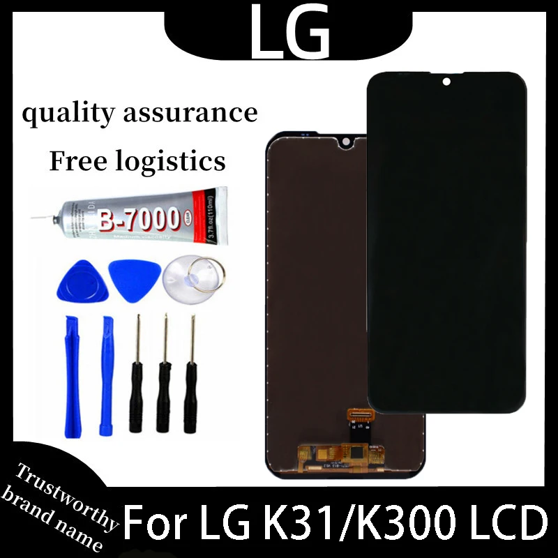 

100% Tested Full Well LCD For LG K31 Display Touch Screen Digitizer Assembly Replacement For LG K31 LCD K300 LMK300 LM-K300Q LCD