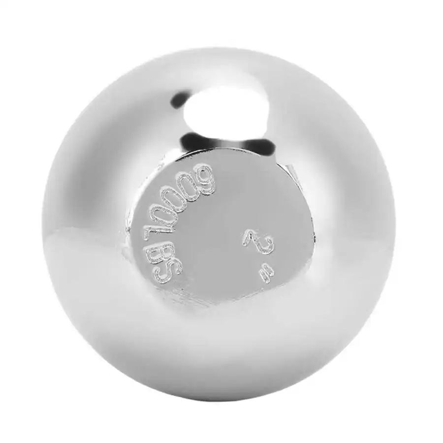 Car Accessorices Stainless Steel Trailer Hitch Ball 2inch Diameter 1/8inch Shank Towing Hitch Balls 6000LB Fit for Caravan