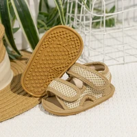 New Summer Baby Sandals Infant Boy Girl Shoes Non-slip Rubber Sole Net Flat Heel Garden Girl Sandals First Walkers Baby Shoes 4