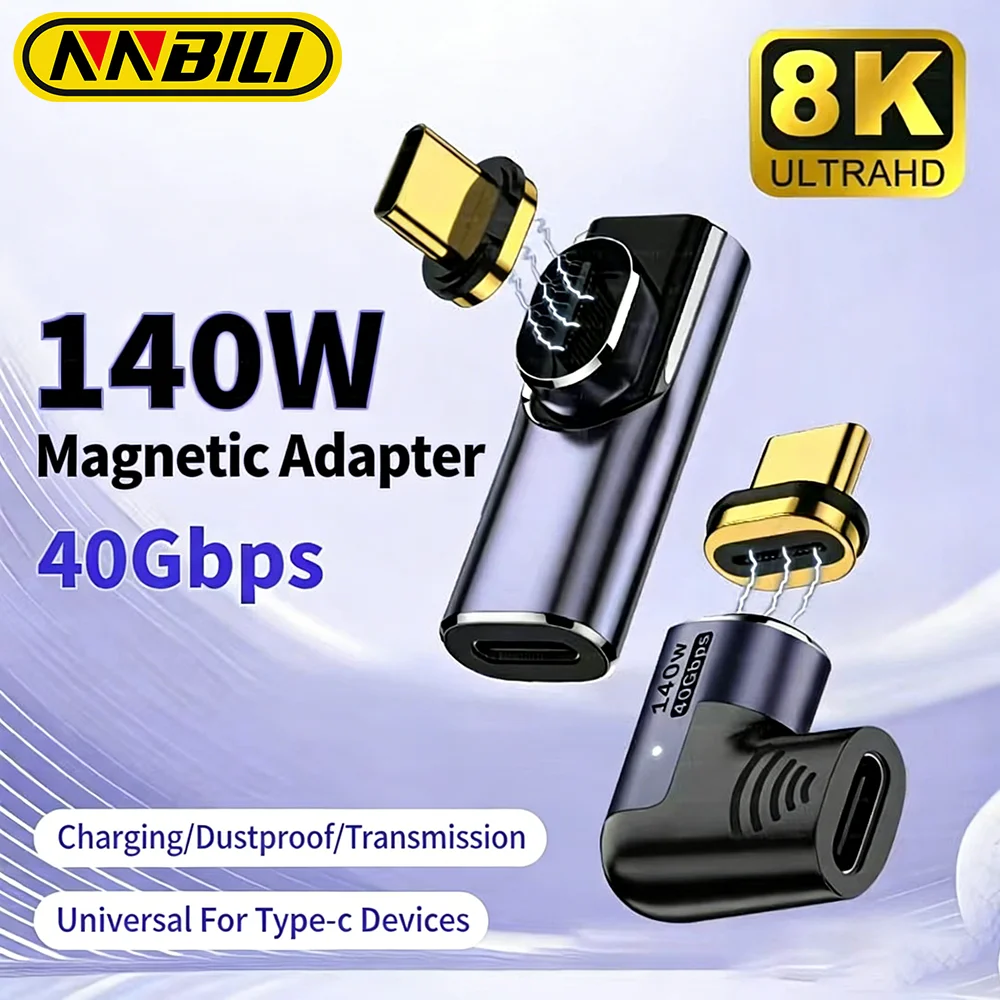 Enhanced USB4.0 Magnetic Fast Charging Adapter with 8K@60Hz Support
