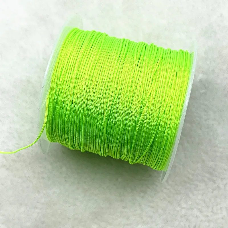 30M/Roll 0.4mm Nylon Cord Thread Chinese Knot Macrame Cord Bracelet Braided String DIY Tassels Beading String Nylon Cord Macrame Cord