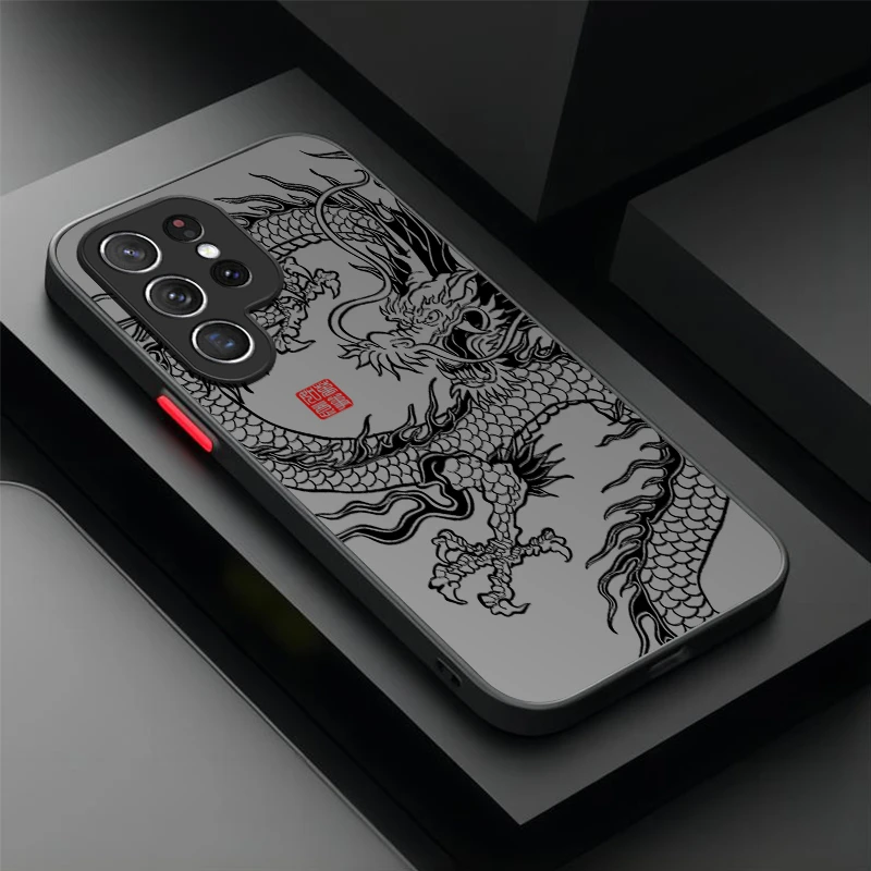 Elegant Chinese Dragon Plating Phone Case – Stylish and Durable Design