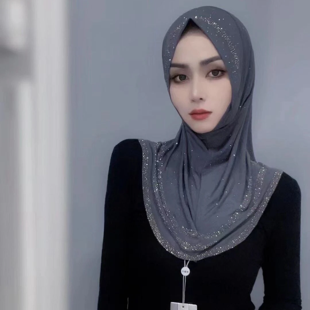 Hijab Muslim Women Shawl Headscarf Freeshipping Luxury Tassels Chiffon Scarf Malaysia Prayer Kufi Islam Saudi Arabia Fashion