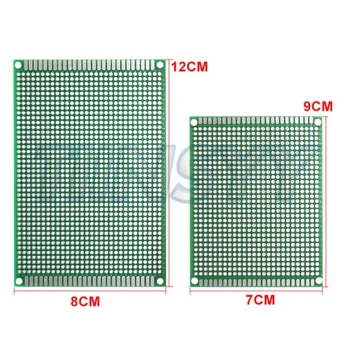 9x15 8x12 7x9 6x8 5x7 4x6 3x7 2x8 cm Double Side Prototype Diy Universal Printed Circuit PCB Board Protoboard For Arduino - Image 3