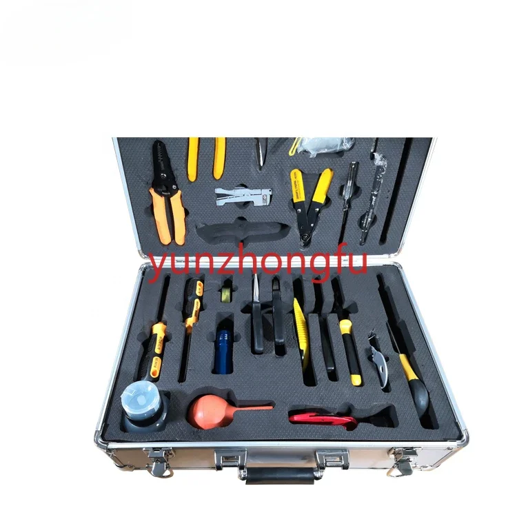 Manufacturer's direct selling optical fiber toolbox kit