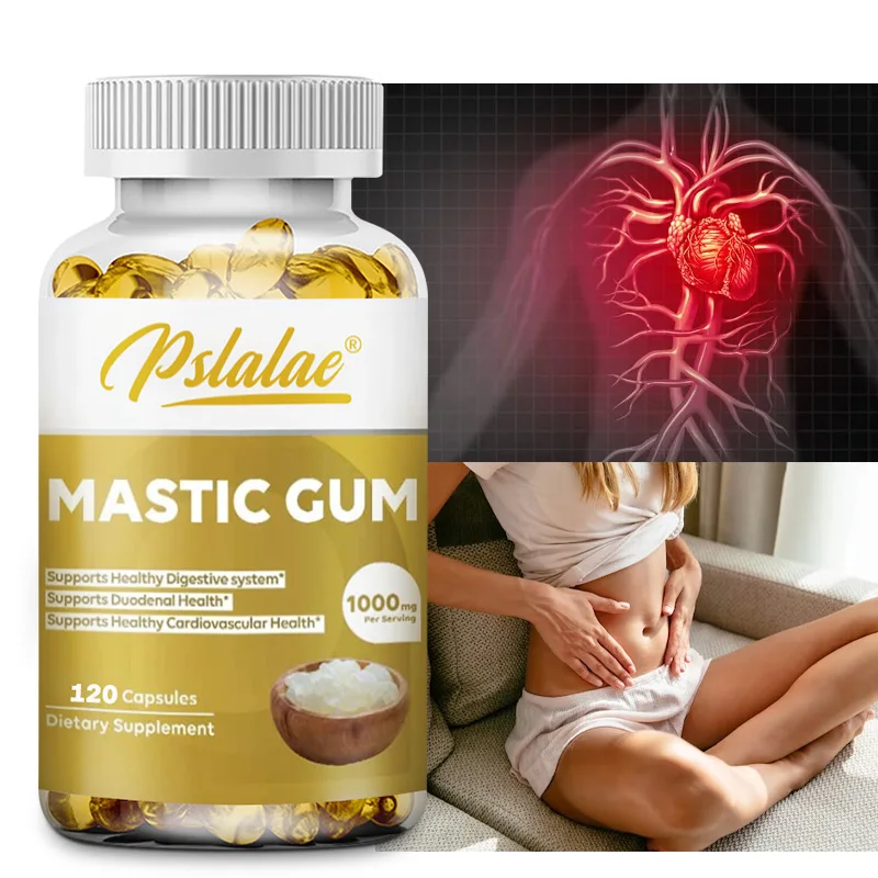 Suplemento MASTIC GUM-regula eficazmente la salud Intestinal y Cardiovascular y mejora la digestión