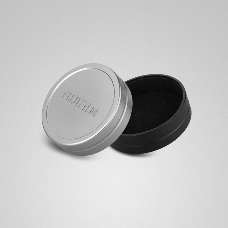 Per Fujifilm Fuji X10/X20/X30 fotocamera accessori argento nero cappuccio  per obiettivo impermeabile anteriore in metallo/cappuccio protettivo per  copertura