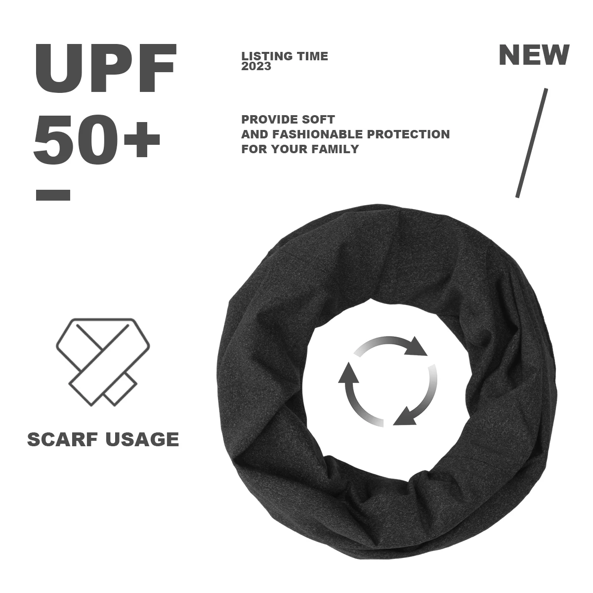 1pc Outdoor Riding Ice Silk Sunscreen Breathable High-elastic Quick-drying Mask Scarf Spring and Summer Ice Cool Sweat-absorbing