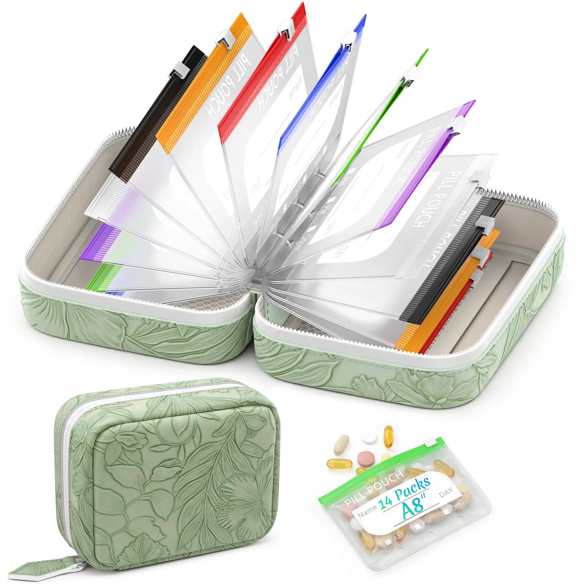 Compact Silicone Travel Storage Pouch