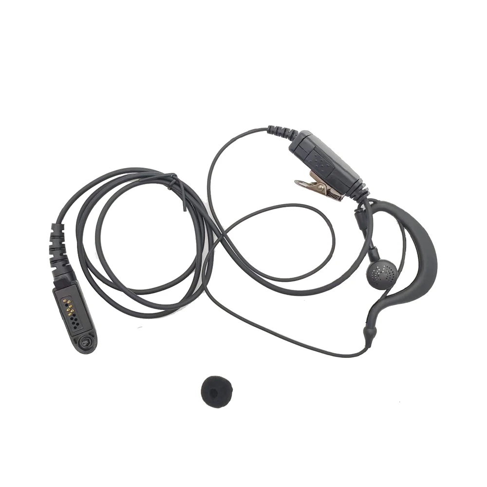 G-Type Earhook Earpiece PTT Headphone for 4G Android Walkie Talkie Mobile Phone UNIWA F50 Anysecu 4G-P3 / GP328Plus