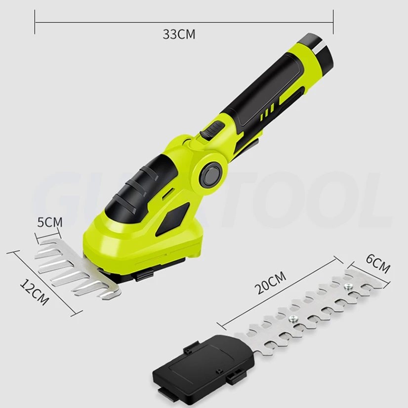 Electric Lawn Mower 12V Lawn Specific Gardening Trimmer Household Small Portable Lawn Mower 500W Handheld Branch Hedge Trimmer 5
