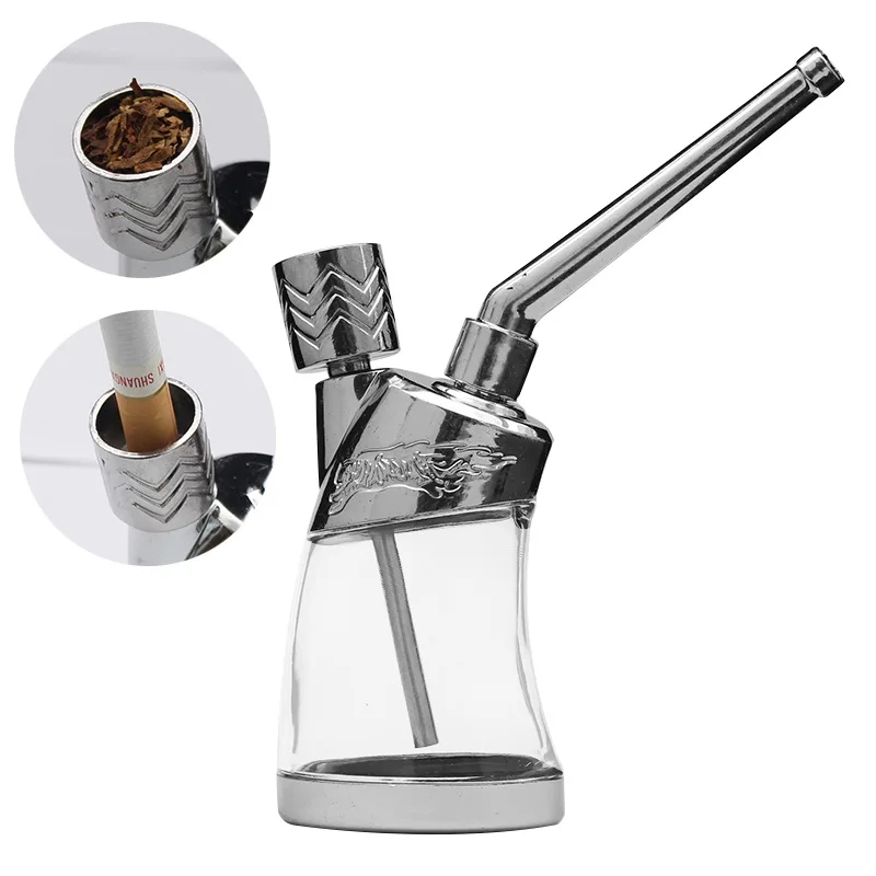 

Mini Hookah Shisha Hookah Smoking Pipes Recycle Cleanable Cigarette Filter Health Metal Tube Hookah Filtration Outdoor Tools