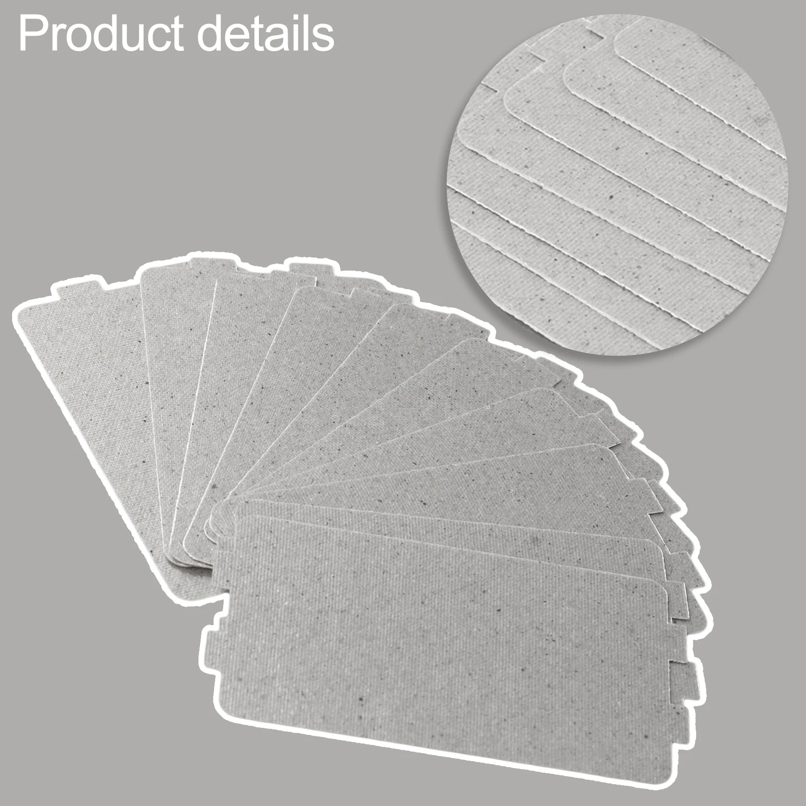 10pcs Microwave Oven Mica Sheet Wave Guide Waveguide Cover Sheet Plates Mica Plate Kitchen Accessories