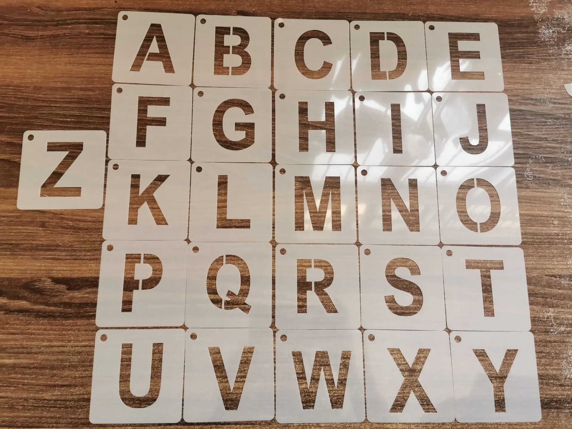 Letter Alphabet Number Layering Stencils Reusable For Wall