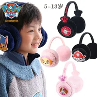 100% Genuine Paw Patrol Skye Chase Winter Earmuff Gloves Plush Ear Warmth Stuffed Mittens Boy Girl Kids Children Christmas gift 1