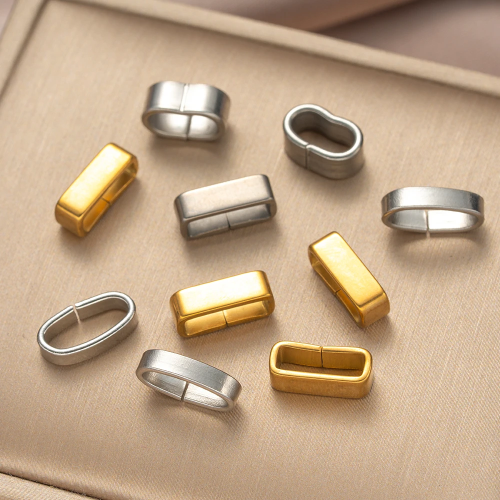 20 Stück Edelstahl-Anschlüsse, Verschluss, Anhänger-Clips, Haken, Schnalle, Charms für DIY-Armbänder, Schmuckherstellung, Zubehör – Detail 2