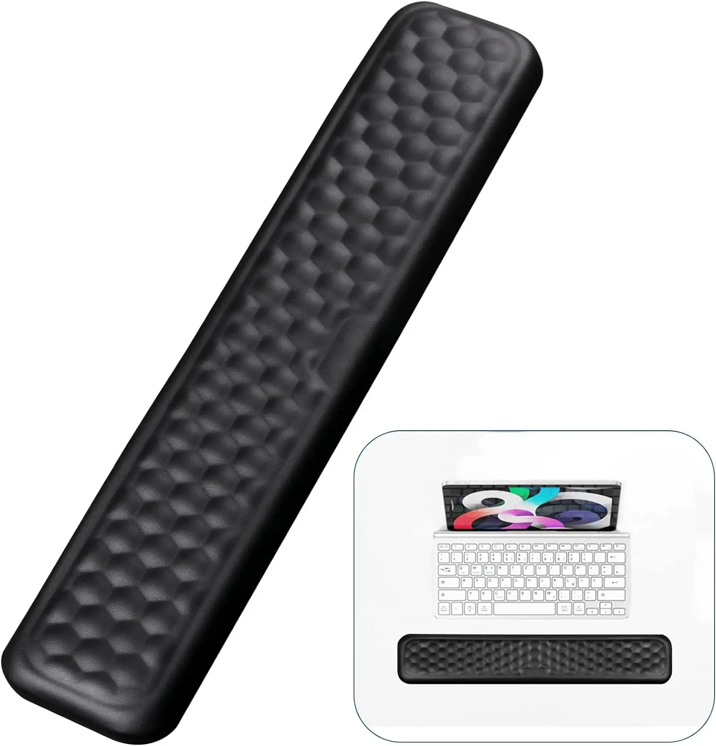 Ergonomic Memory Foam Keyboard and Mouse Wrist Rest Pads