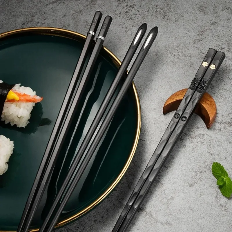 

New 5Pairs Non-Slip Chopsticks Home Japanese High Quality Hotel Restaurant Portable Healthy Food Stick For Sushi Chopsticks