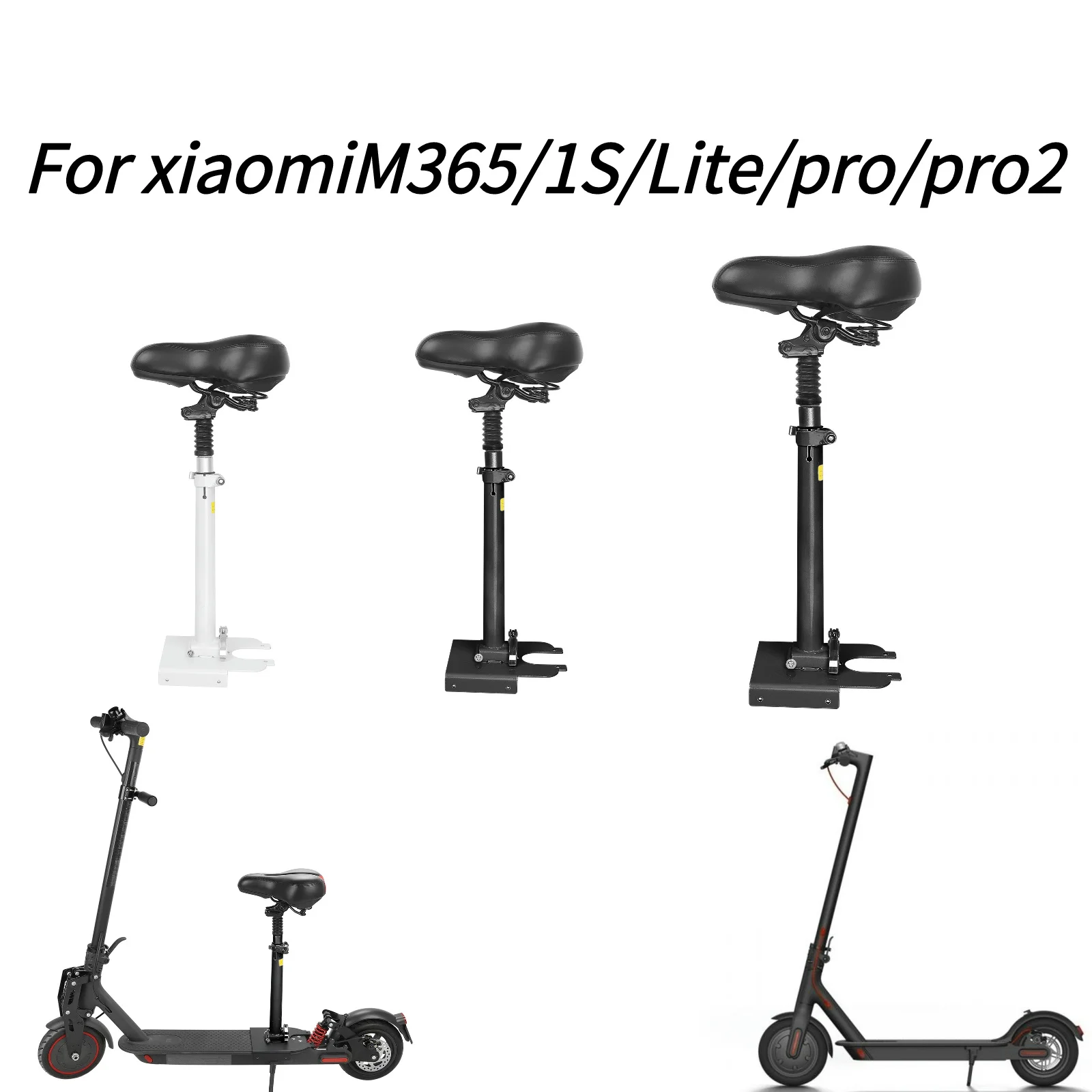 

For xiaomi electric scooter seat M365/1S/Lite/pro/pro2 scooter foldable non-porous xiaomi shock absorbing saddle