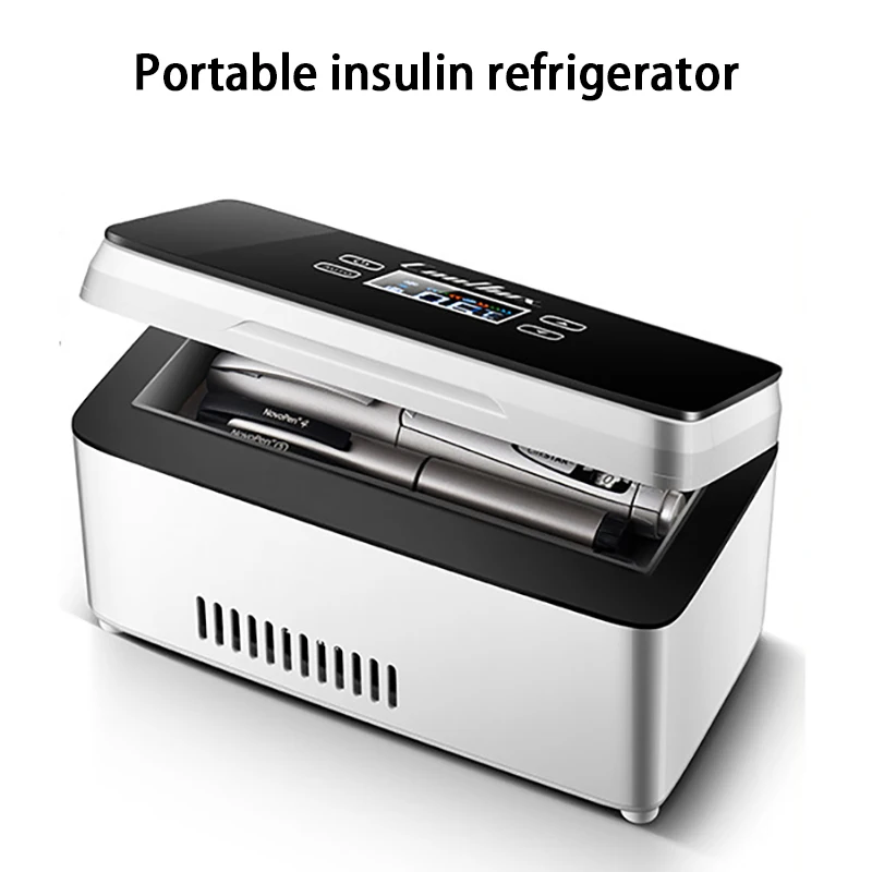 Insulin Refrigerated Box Portable Intelligent Refrigeration Cup Medicine  Mini Portable USB Rechargeable Small Refrigerator - China Car Fridge, Mini  Refrigerato