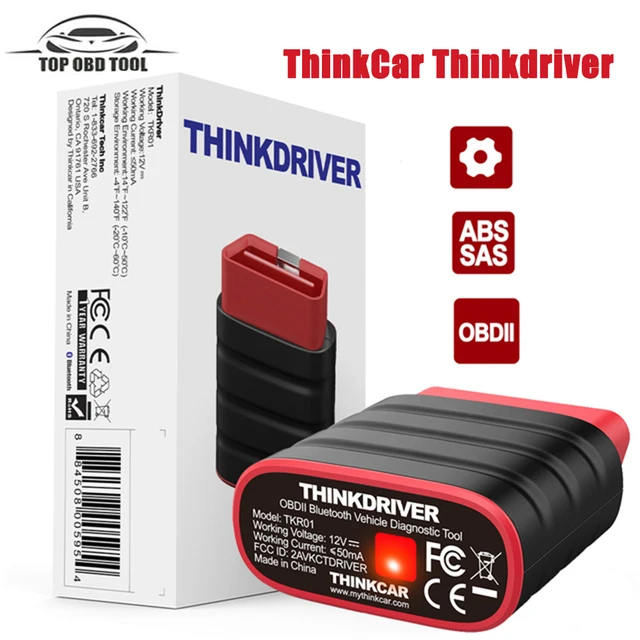 THINKCAR Thinkdriver Car Diagnostic Tool with Bluetooth Full System 15