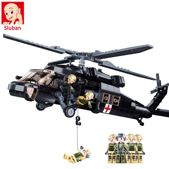 Sluban WW2 Military Army Spitfire Plane City Warplane Fighting Airplane  Sets Model Building Blocks Toys for Children Boys Gifts - AliExpress