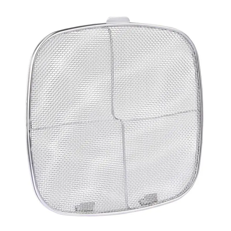 

Stainless Steel Splatter Shield Indoor Grill Fine Mesh Splatter Screen Reusable Fine Mesh Splatter Screen For Ninja BBQ tools