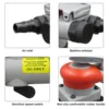 Air Squares Sander Sanding Machine Pneumatic Sander Alloy Steel Air Squares Sanding Machine Sandpaper Machines for Wood 75x100mm 5