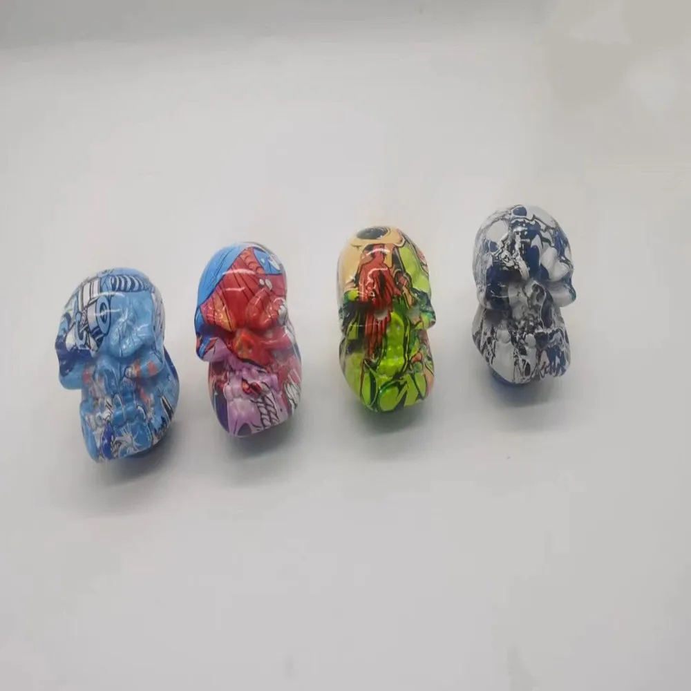 

Universal Manual Wicked Graffiti Skull Head Gear Car Stick Shift Knob Shifter