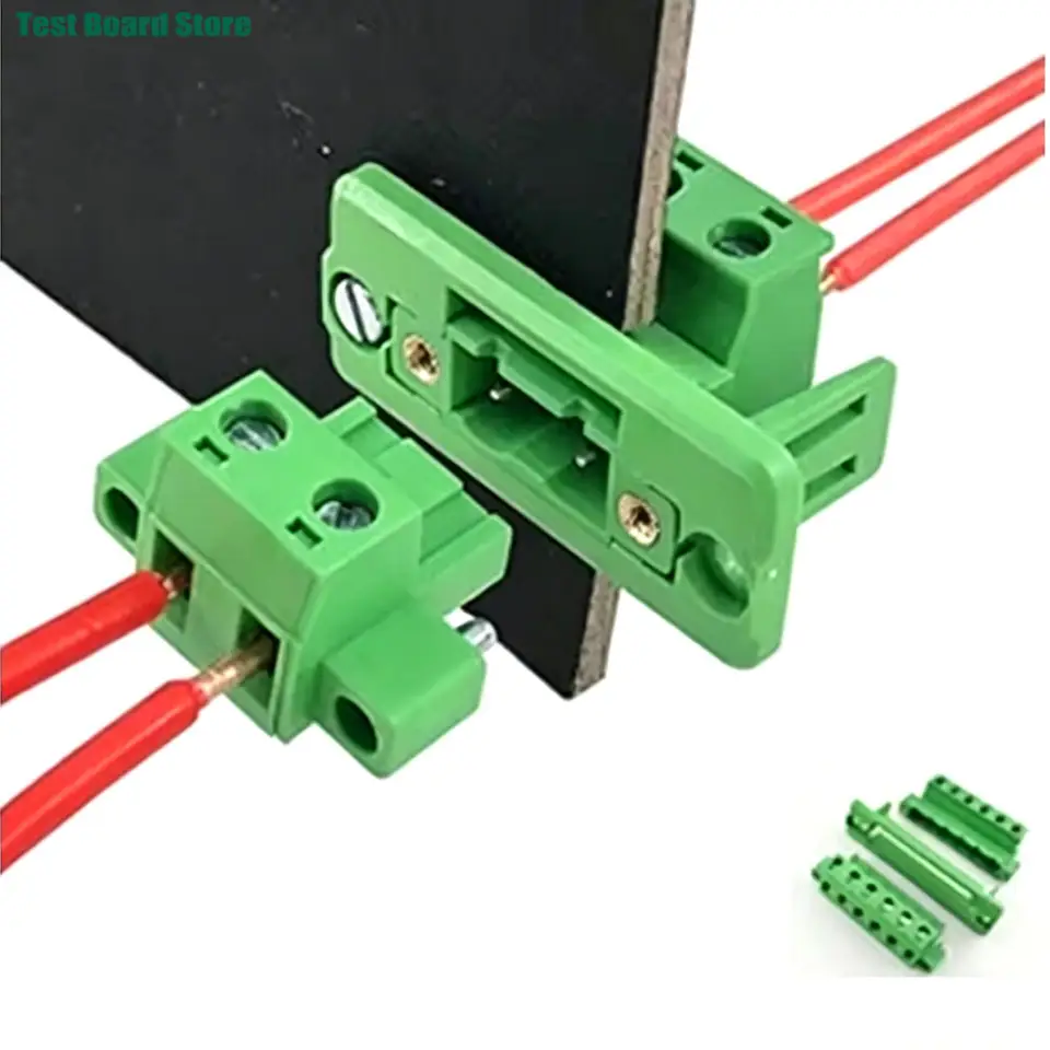 1Set 15EDGWC Pitch 3.81mm 2P/3P/4P/5P/6P/7P/8P/9P/10P/12P/16P/24P Pluggable Terminal Block Connector image 5
