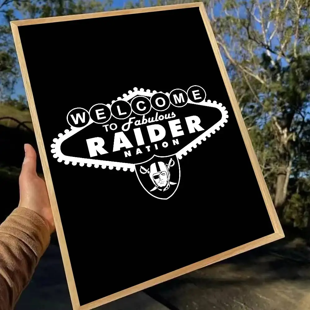 Cool Boy Rugby Raiders Waterproof Wall Art Sticker - Vintage Room Decor High Quality Print Gift