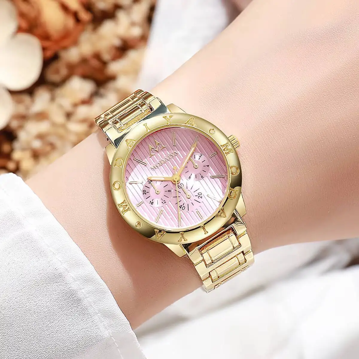 Stainless Steel Aliexpress Relojes Mujer Luxury Stainless Steel