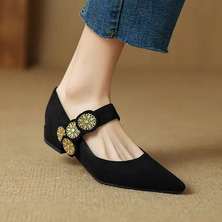 

Ladies Shoes High Heels Spring Summer 2024 Pointed Toe Women's Pumps Sexy Dress Office Elegant Woman Heeled Sandals New