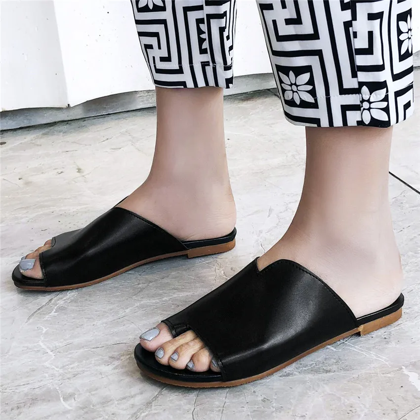 Summer Style Women Flats Sandals Woman Flat Shoes Slides Slip-On Shoes Sandals Plus Size 32 33 - 40 41 42 43 44 45 46 47 48