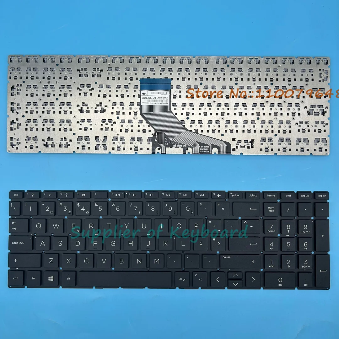 NEW Portuguese Keyboard For HP 250 G7, 255 G7, 256 G7, 250 G8, 255