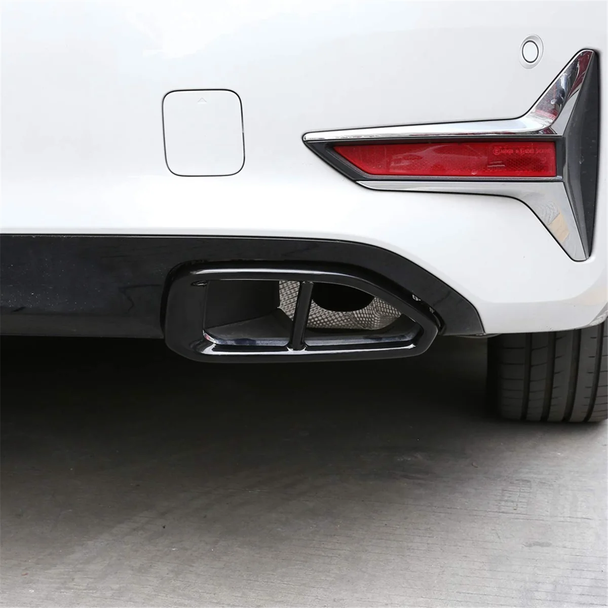 Car Exhaust Muffler Pipe Tip Cover Decorative Trim for 3 Series G20 G28-Stainless Steel